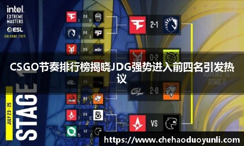 CSGO节奏排行榜揭晓JDG强势进入前四名引发热议